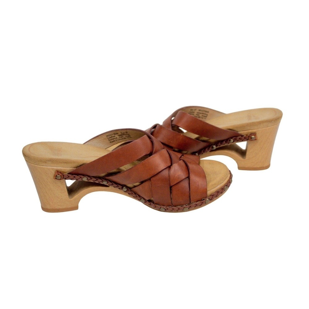 Dansko | Dansko Tory Sandals Chestnut Brown Leather Size 37 - Picture 10 of 12